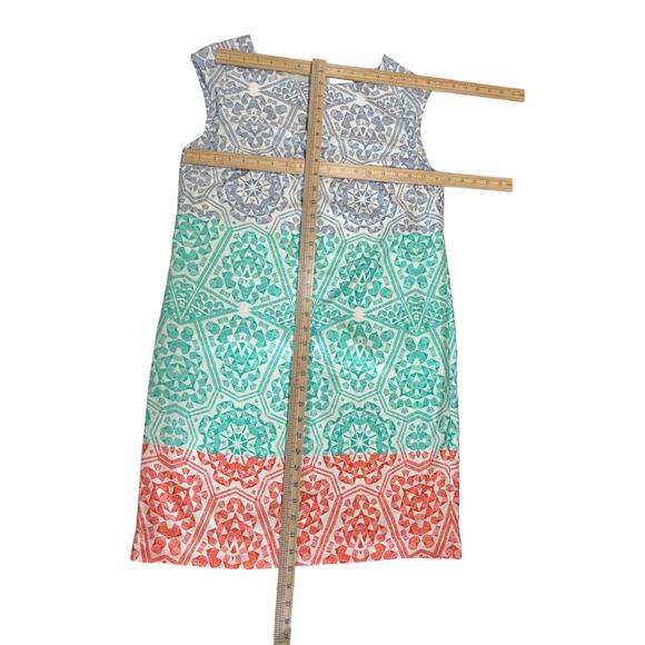 The Limited Cottage Spring Colorblock Floral Sheath Dress Women's Size M TALL - Picture 4 of 8